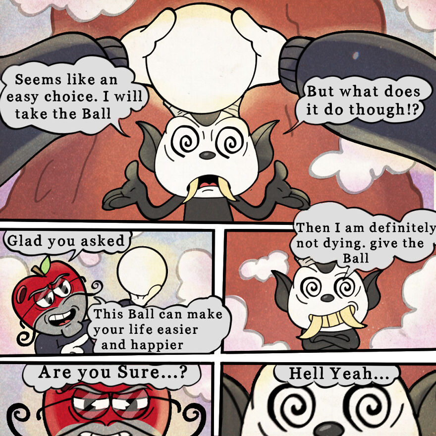 The First Two Episodes Of My Comic Called “The Ball”