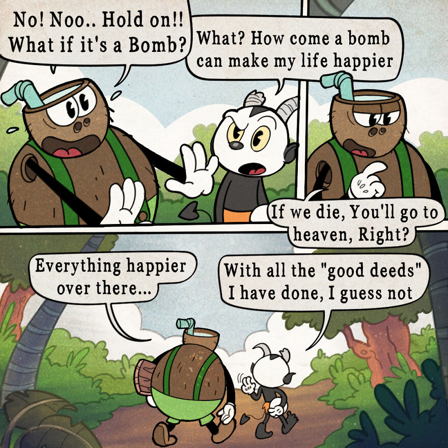 The First Two Episodes Of My Comic Called “The Ball”