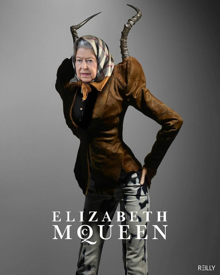 78 Silly And Humorous Edits This Artist Created Of Queen Elizabeth 78 Silly And Humorous Edits This Artist Created Of Queen Elizabeth