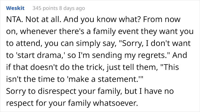 Catholic Woman Doesn’t Want Her Sister To Bring Her Girlfriend To Her Wedding, Starts A Family Conflict Catholic Woman Doesn’t Want Her Sister To Bring Her Girlfriend To Her Wedding, Starts A Family Conflict