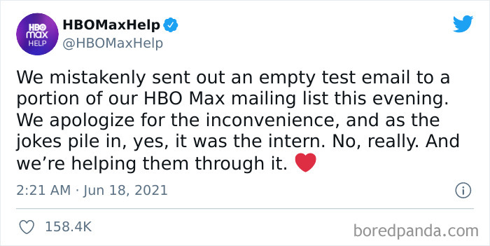 People Share Their Biggest Work Fails In An Attempt To Console An HBO Intern Who Made A Mistake
