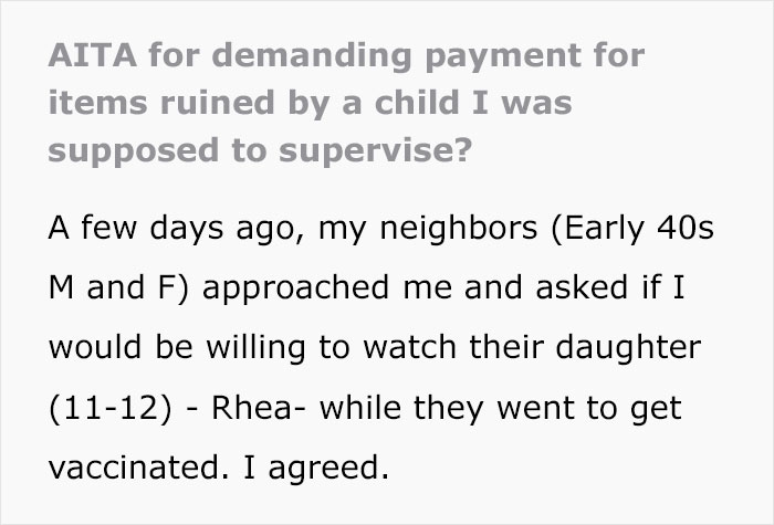 Dad Is Furious When His Daughter’s Babysitter Demands He Pay For The Personal Things She’s Ruined Dad Is Furious When His Daughter’s Babysitter Demands He Pay For The Personal Things She’s Ruined