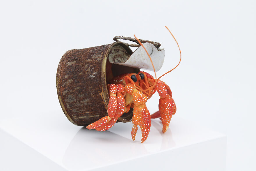 I’ve Created These Animal Sculptures To Show The Consequences Of Ocean Pollution I’ve Created These Animal Sculptures To Show The Consequences Of Ocean Pollution