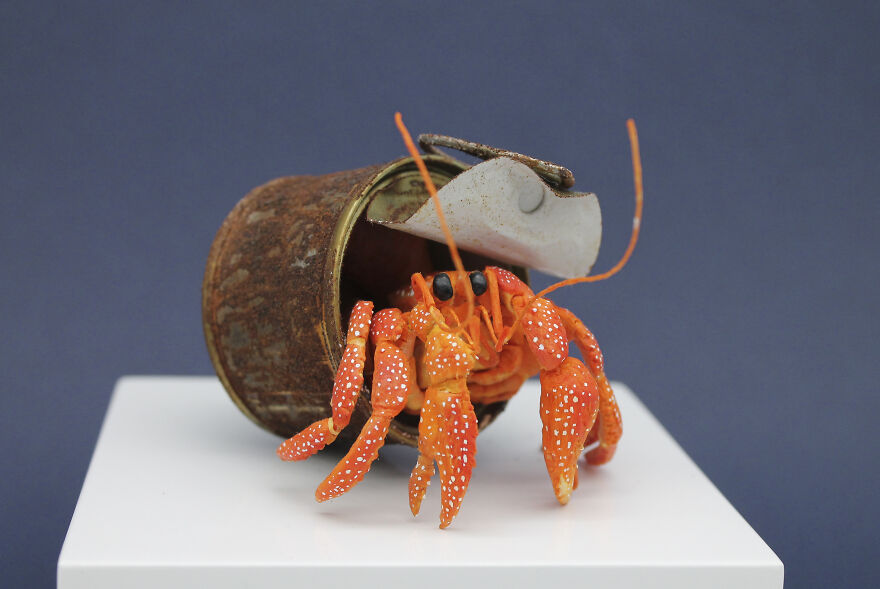 I’ve Created These Animal Sculptures To Show The Consequences Of Ocean Pollution I’ve Created These Animal Sculptures To Show The Consequences Of Ocean Pollution
