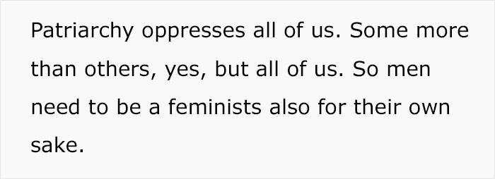 Man Gives A Crystal Clear Explanation On Why Men Need Feminism Man Gives A Crystal Clear Explanation On Why Men Need Feminism