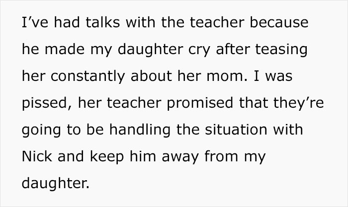 Dad Doesn’t Invite Daughter’s Bully To Her Birthday Party, The Bully’s Mom Confronts Him Over This, He Stands His Ground Dad Doesn’t Invite Daughter’s Bully To Her Birthday Party, The Bully’s Mom Confronts Him Over This, He Stands His Ground