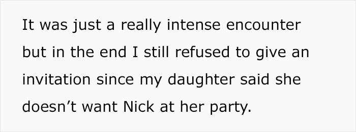 Dad Doesn&#8217;t Invite Daughter&#8217;s Bully To Her Birthday Party, The Bully&#8217;s Mom Confronts Him Over This, He Stands His Ground