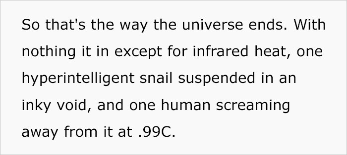 Guy Tells Insanely Elaborate Plan On How He’d Get Away From An Assassin Snail For His Entire Immortal Life Guy Tells Insanely Elaborate Plan On How He’d Get Away From An Assassin Snail For His Entire Immortal Life