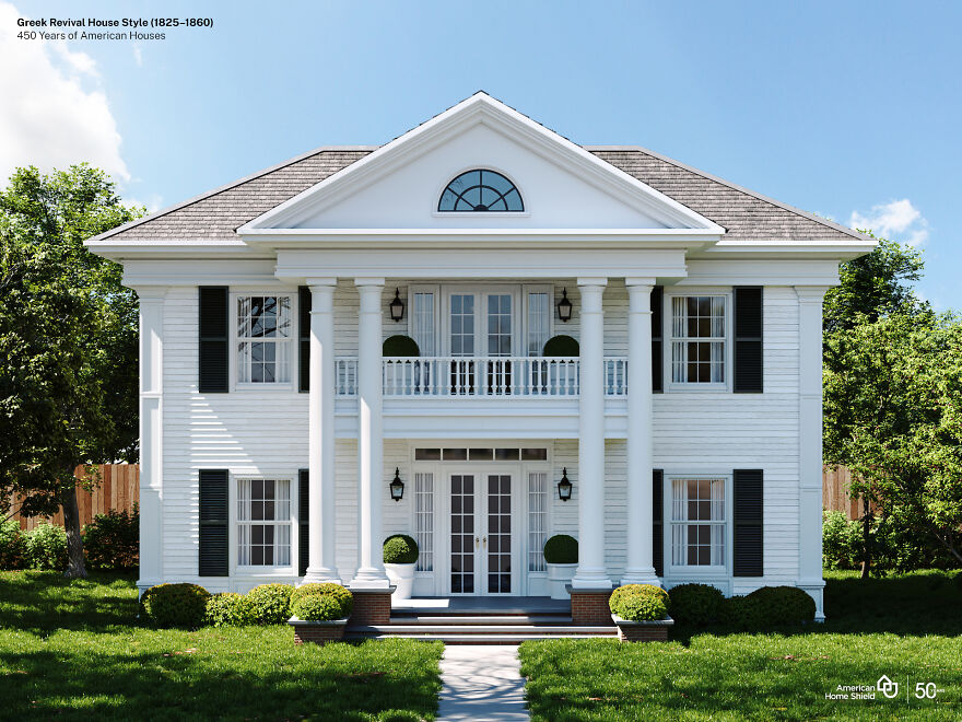 Designers Visualize The Same American House In 10 Different Styles From The Last Five Centuries Designers Visualize The Same American House In 10 Different Styles From The Last Five Centuries