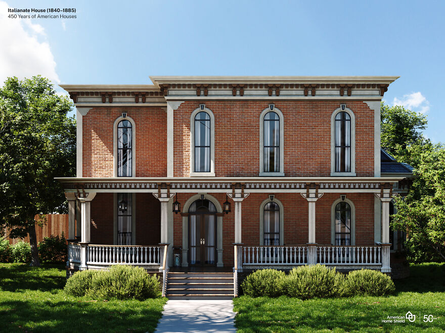 Designers Visualize The Same American House In 10 Different Styles From The Last Five Centuries Designers Visualize The Same American House In 10 Different Styles From The Last Five Centuries