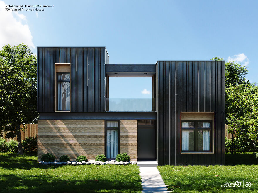 Designers Visualize The Same American House In 10 Different Styles From The Last Five Centuries Designers Visualize The Same American House In 10 Different Styles From The Last Five Centuries