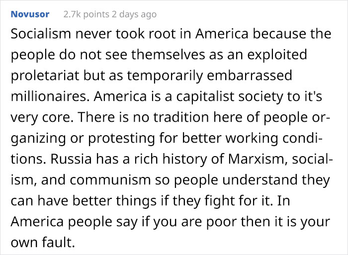 “From Russia With Love:” Shocked About Working Conditions In The USA, Person Lists What It’s Like In Russia “From Russia With Love:” Shocked About Working Conditions In The USA, Person Lists What It’s Like In Russia
