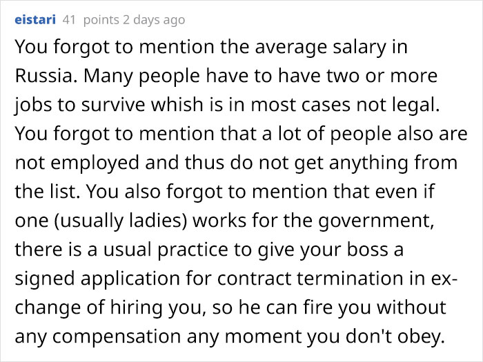 “From Russia With Love:” Shocked About Working Conditions In The USA, Person Lists What It’s Like In Russia “From Russia With Love:” Shocked About Working Conditions In The USA, Person Lists What It’s Like In Russia
