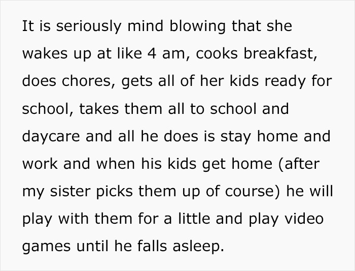 “Weaponized Incompetence”: Woman Calls Out Her Lazy Brother-In-Law After He Shares How Tough It Is Being A Father Of 5