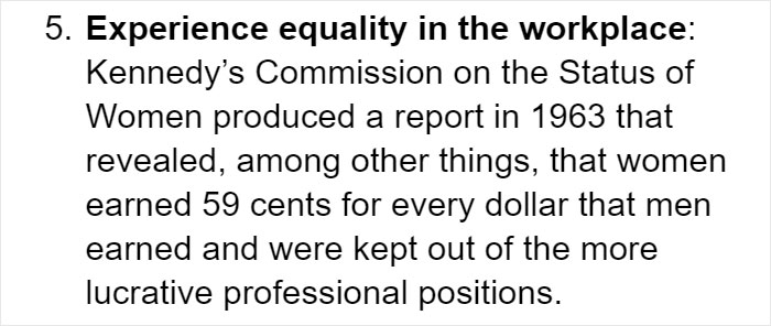 “People Now Do Not Realize What It Was Like Then”: Tumblr User Lists What Things Weren’t Legal For Women In The 1960s “People Now Do Not Realize What It Was Like Then”: Tumblr User Lists What Things Weren’t Legal For Women In The 1960s