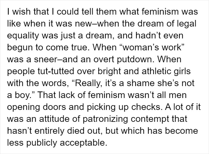 “People Now Do Not Realize What It Was Like Then”: Tumblr User Lists What Things Weren’t Legal For Women In The 1960s “People Now Do Not Realize What It Was Like Then”: Tumblr User Lists What Things Weren’t Legal For Women In The 1960s