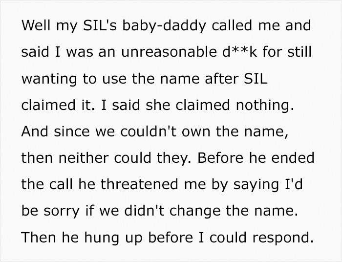 Sister-In-Law Steals Baby Name Out Of Spite, Regrets It After The Couple’s Reaction Sister-In-Law Steals Baby Name Out Of Spite, Regrets It After The Couple’s Reaction
