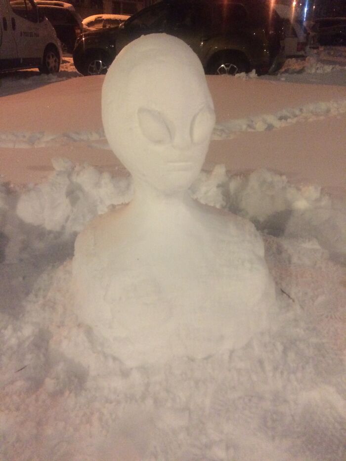 Hey Pandas, Post A Photo Of A Snowman You Made (Closed)