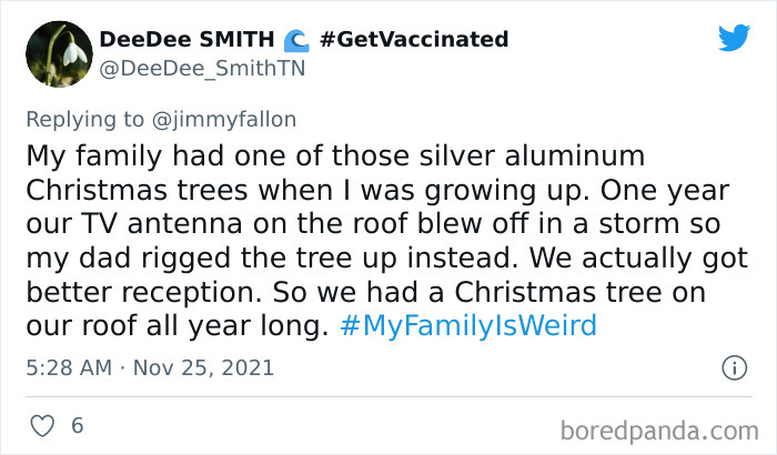 30 Of The Most Hilarious “My Family Is Weird Tweets” People Shared For Jimmy Fallon’s Challenge 30 Of The Most Hilarious “My Family Is Weird Tweets” People Shared For Jimmy Fallon’s Challenge