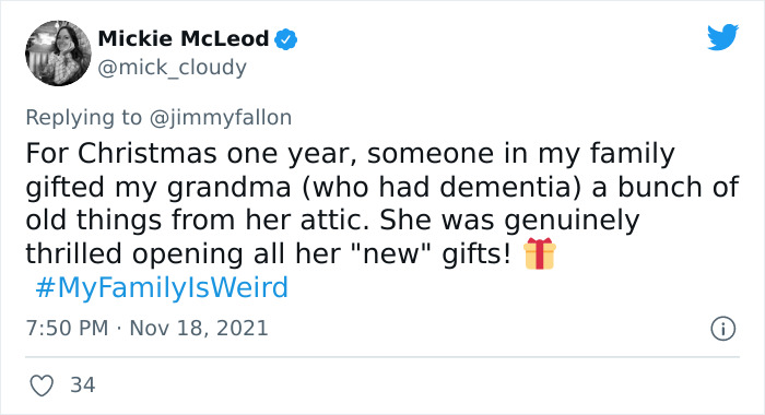 30 Of The Most Hilarious “My Family Is Weird Tweets” People Shared For Jimmy Fallon’s Challenge 30 Of The Most Hilarious “My Family Is Weird Tweets” People Shared For Jimmy Fallon’s Challenge