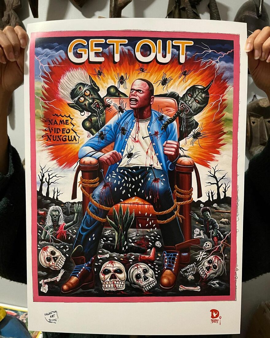 Africans Used To Hand-Paint Movie Posters To Draw People Into Cinemas And They’re So Bizarre, They’re Wonderful (100 New Pics) Africans Used To Hand-Paint Movie Posters To Draw People Into Cinemas And They’re So Bizarre, They’re Wonderful (100 New Pics)