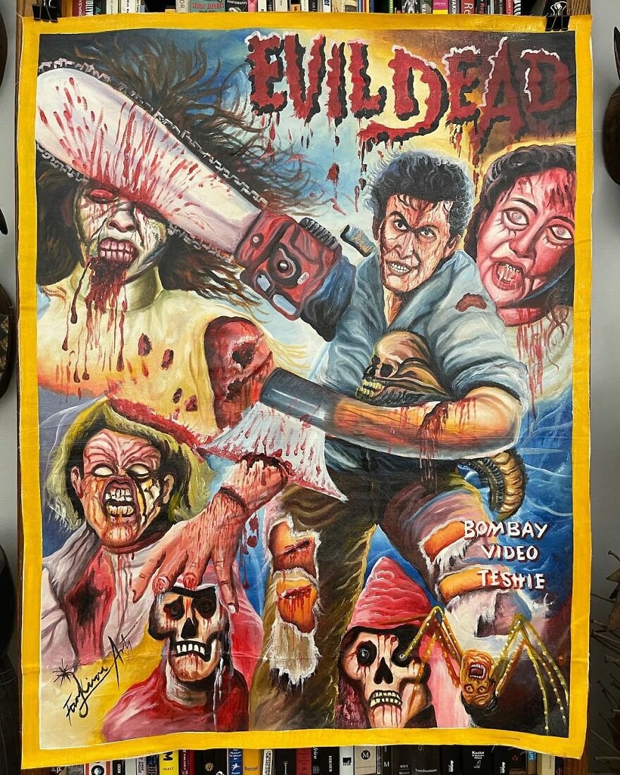 Africans Used To Hand-Paint Movie Posters To Draw People Into Cinemas And They’re So Bizarre, They’re Wonderful (100 New Pics) Africans Used To Hand-Paint Movie Posters To Draw People Into Cinemas And They’re So Bizarre, They’re Wonderful (100 New Pics)