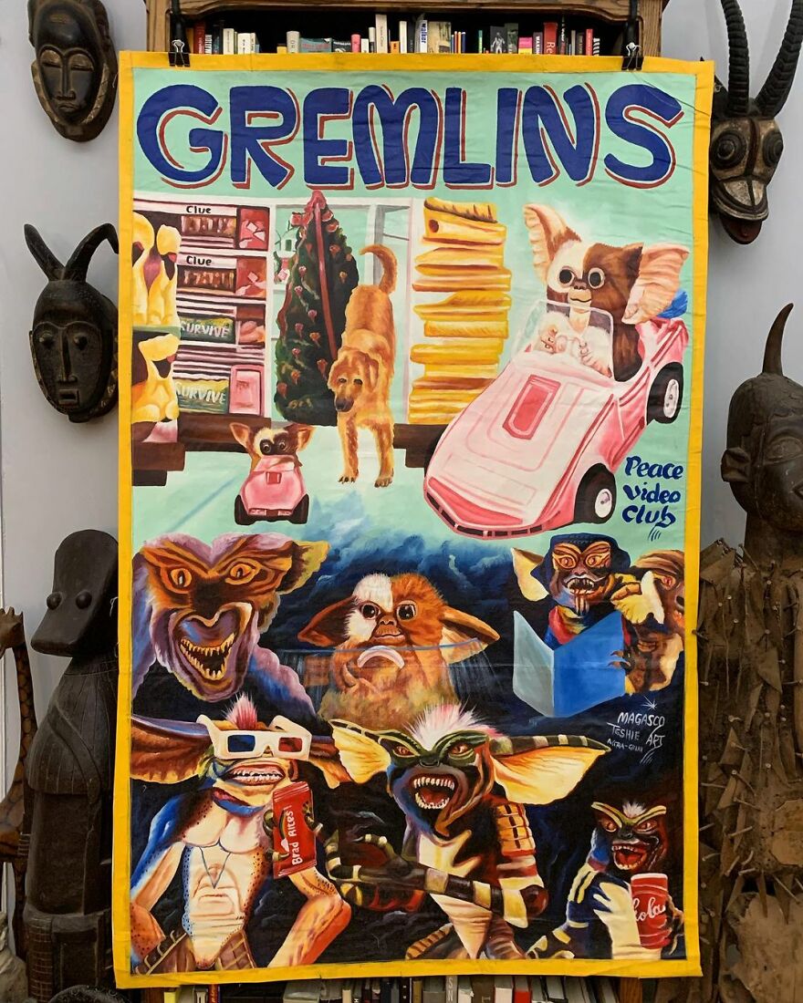 Africans Used To Hand-Paint Movie Posters To Draw People Into Cinemas And They’re So Bizarre, They’re Wonderful (100 New Pics) Africans Used To Hand-Paint Movie Posters To Draw People Into Cinemas And They’re So Bizarre, They’re Wonderful (100 New Pics)