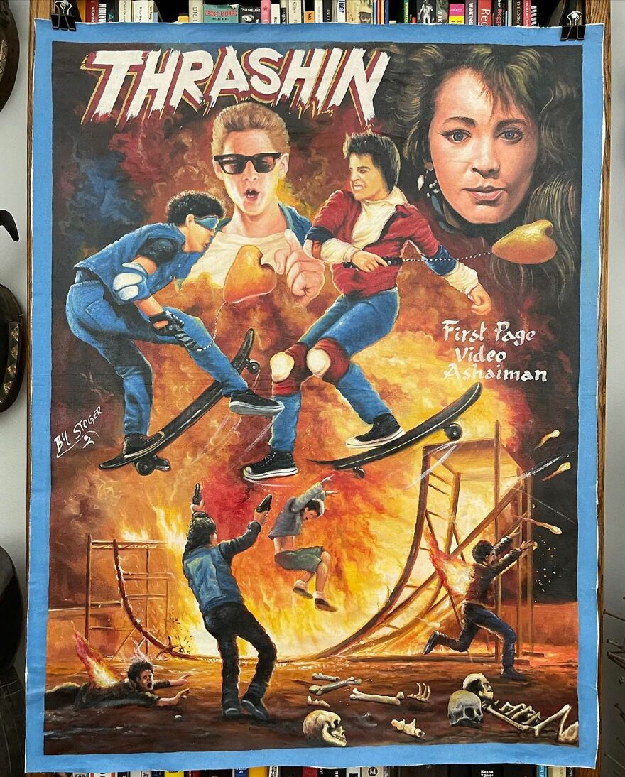 Africans Used To Hand-Paint Movie Posters To Draw People Into Cinemas And They’re So Bizarre, They’re Wonderful (100 New Pics) Africans Used To Hand-Paint Movie Posters To Draw People Into Cinemas And They’re So Bizarre, They’re Wonderful (100 New Pics)