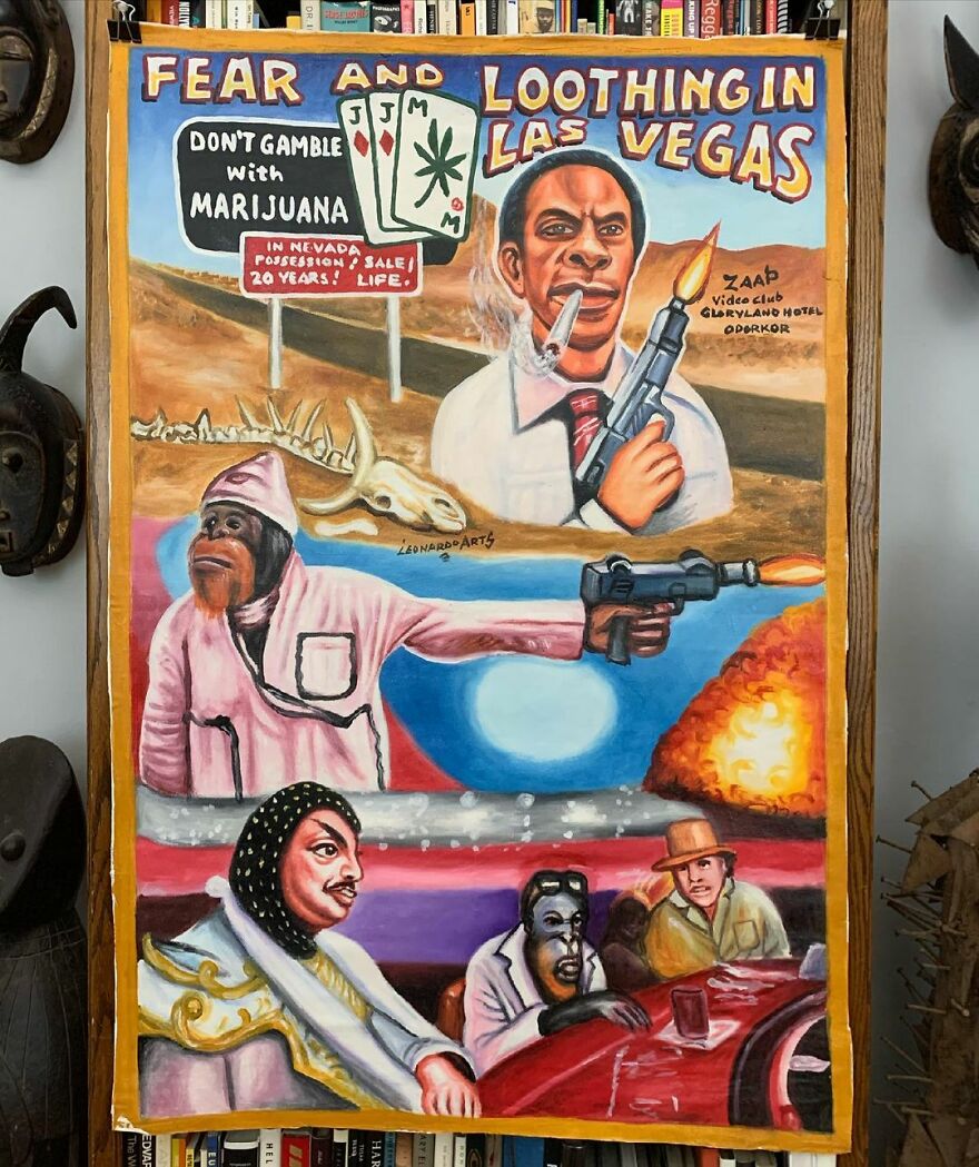 Africans Used To Hand-Paint Movie Posters To Draw People Into Cinemas And They’re So Bizarre, They’re Wonderful (100 New Pics) Africans Used To Hand-Paint Movie Posters To Draw People Into Cinemas And They’re So Bizarre, They’re Wonderful (100 New Pics)