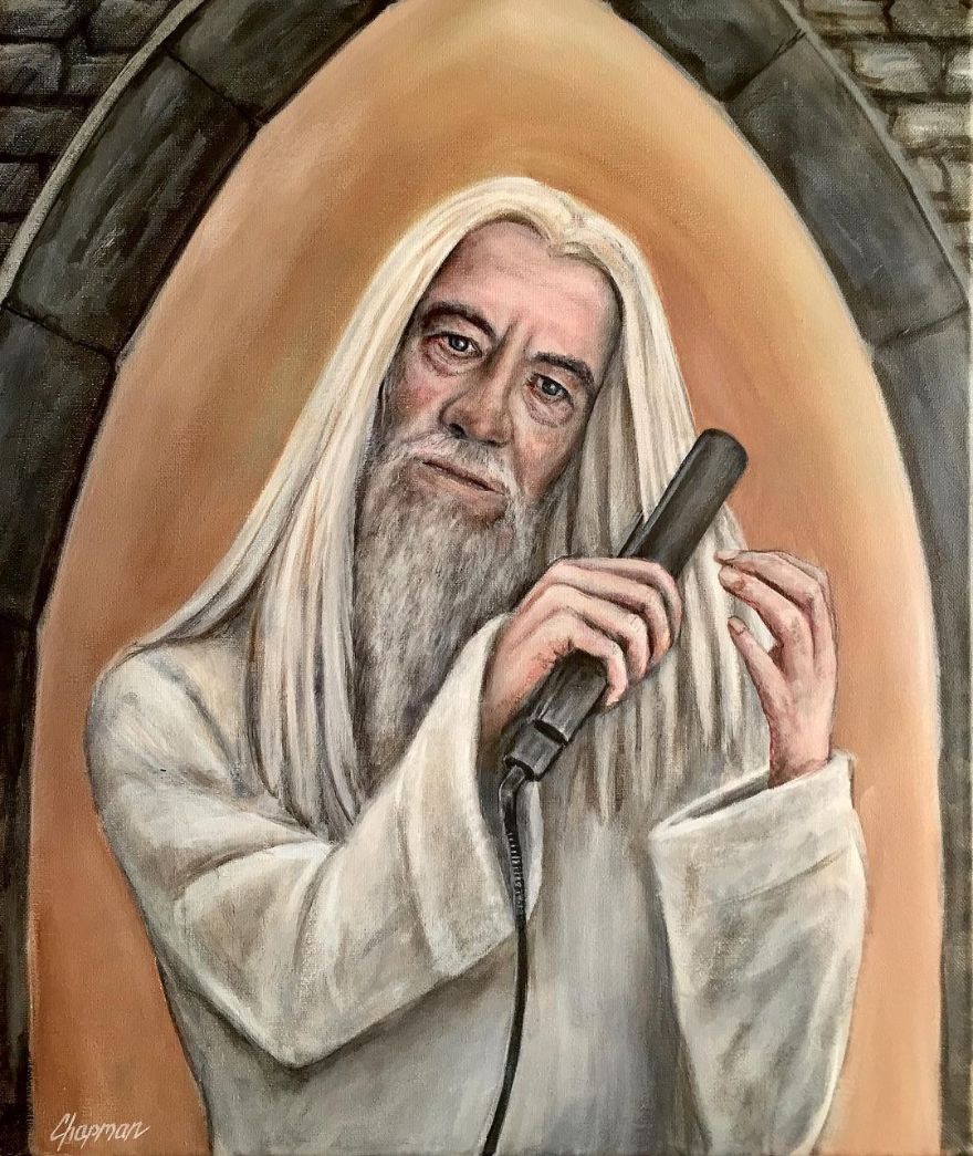 Artist Gives A Comically Exaggerated Representation Of Popular Characters And Phenomena In His Paintings, And Here Are The Best 59 Pics Artist Gives A Comically Exaggerated Representation Of Popular Characters And Phenomena In His Paintings, And Here Are The Best 59 Pics