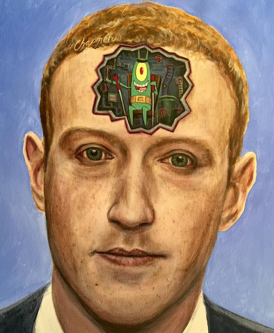 Artist Gives A Comically Exaggerated Representation Of Popular Characters And Phenomena In His Paintings, And Here Are The Best 59 Pics Artist Gives A Comically Exaggerated Representation Of Popular Characters And Phenomena In His Paintings, And Here Are The Best 59 Pics