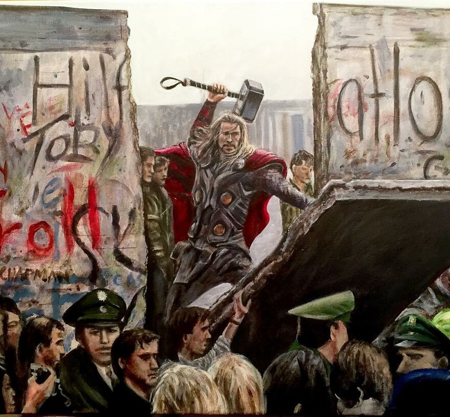 Artist Gives A Comically Exaggerated Representation Of Popular Characters And Phenomena In His Paintings, And Here Are The Best 59 Pics Artist Gives A Comically Exaggerated Representation Of Popular Characters And Phenomena In His Paintings, And Here Are The Best 59 Pics