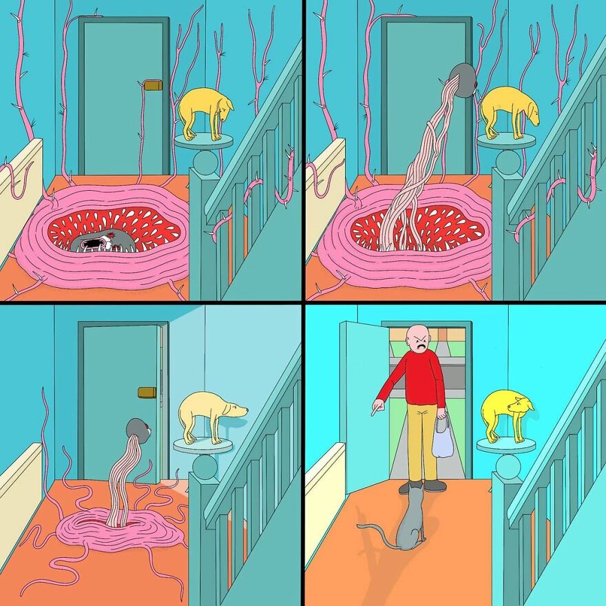 Artist Creates Comics That Involve Dark Humor, Surrealism, And Satire (30 New Pics)