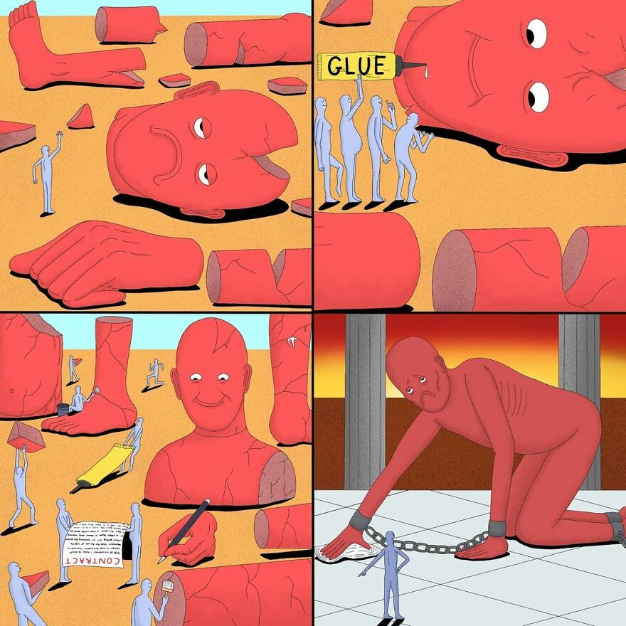 Artist Creates Comics That Involve Dark Humor, Surrealism, And Satire (30 New Pics)