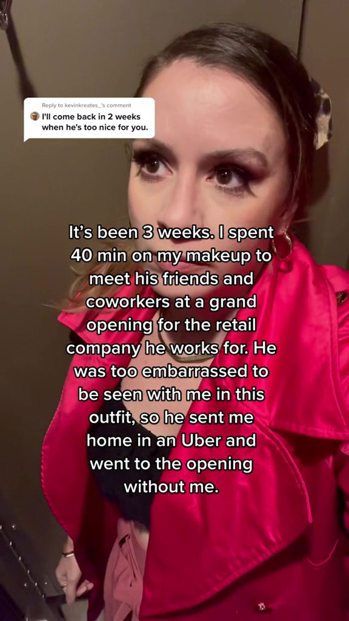 Woman Goes Viral With 7.7M Views When She Shares That Her Date Called Her An Uber To Go Home After He Saw How She Was Dressed Woman Goes Viral With 7.7M Views When She Shares That Her Date Called Her An Uber To Go Home After He Saw How She Was Dressed