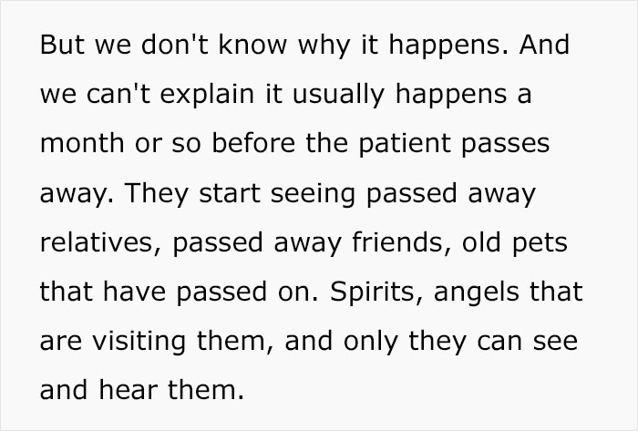 It Appears That There Are 2 Unexplainable Things That Often Occur Before Patients Pass Away And This Nurse Went Viral For Sharing This It Appears That There Are 2 Unexplainable Things That Often Occur Before Patients Pass Away And This Nurse Went Viral For Sharing This