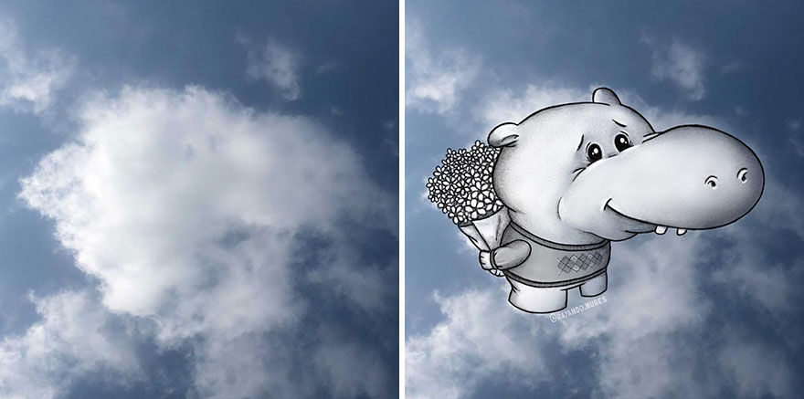 Clouds Come Alive As Cute Animals In The Drawings Of This Artist (80 Pics) Clouds Come Alive As Cute Animals In The Drawings Of This Artist (80 Pics)