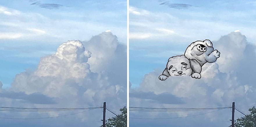 Clouds Come Alive As Cute Animals In The Drawings Of This Artist (80 Pics) Clouds Come Alive As Cute Animals In The Drawings Of This Artist (80 Pics)