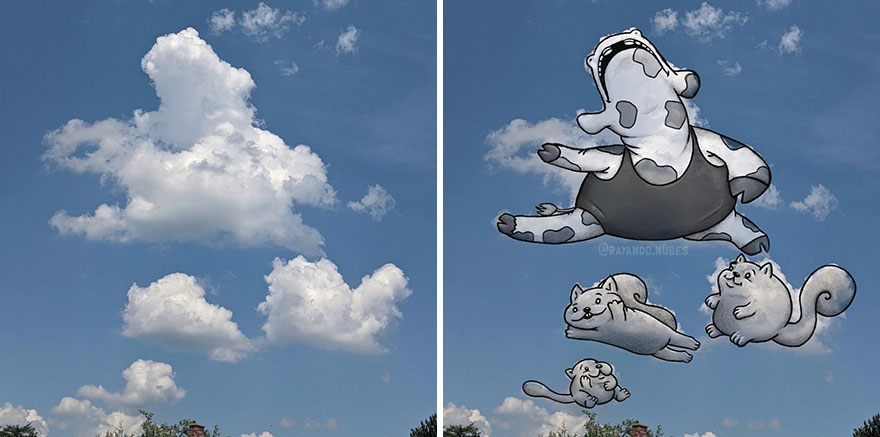 Clouds Come Alive As Cute Animals In The Drawings Of This Artist (80 Pics) Clouds Come Alive As Cute Animals In The Drawings Of This Artist (80 Pics)