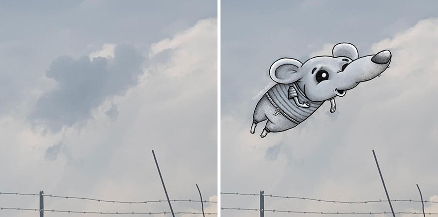 Clouds Come Alive As Cute Animals In The Drawings Of This Artist (80 Pics) Clouds Come Alive As Cute Animals In The Drawings Of This Artist (80 Pics)