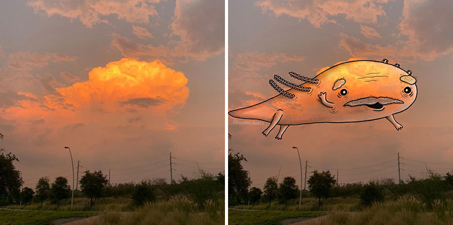 Clouds Come Alive As Cute Animals In The Drawings Of This Artist (80 Pics) Clouds Come Alive As Cute Animals In The Drawings Of This Artist (80 Pics)