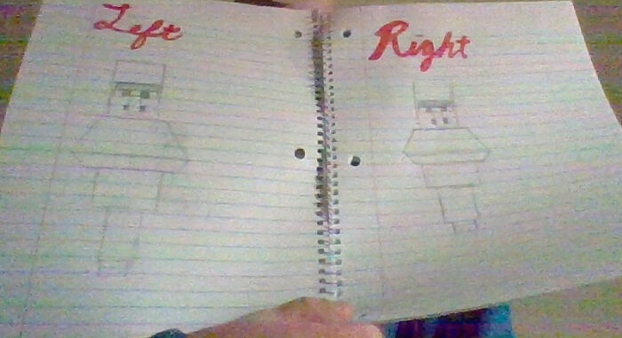 Hey Pandas, Draw The Same Picture With Your Dominant And Non-Dominant Hand (Closed)