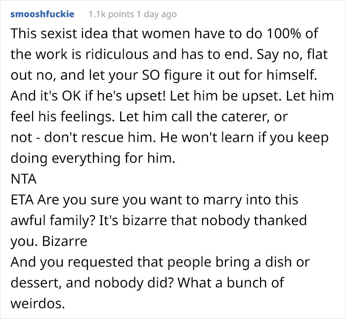 Woman Refuses To Single-Handedly Host Thanksgiving And Christmas For 20+ People For The 4th Year In A Row, Fiancé Gets Furious Woman Refuses To Single-Handedly Host Thanksgiving And Christmas For 20+ People For The 4th Year In A Row, Fiancé Gets Furious
