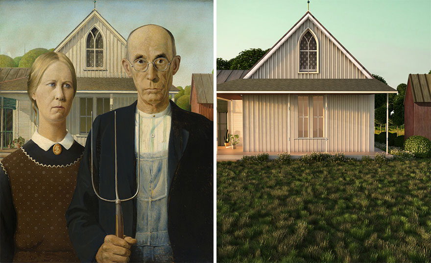 I Used Computer Graphics To Reimagine These 8 Iconic Paintings