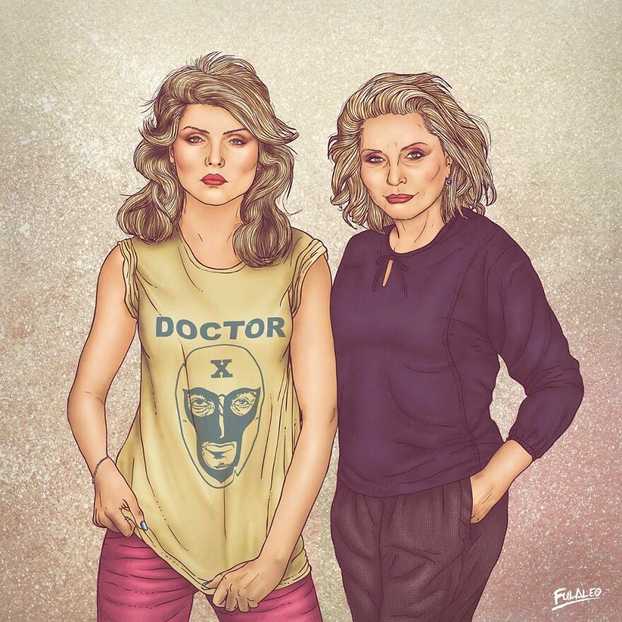 This Artist Drew Celebrities With The Younger Versions Of Themselves, And Here Are The Best 19 Pics This Artist Drew Celebrities With The Younger Versions Of Themselves, And Here Are The Best 19 Pics