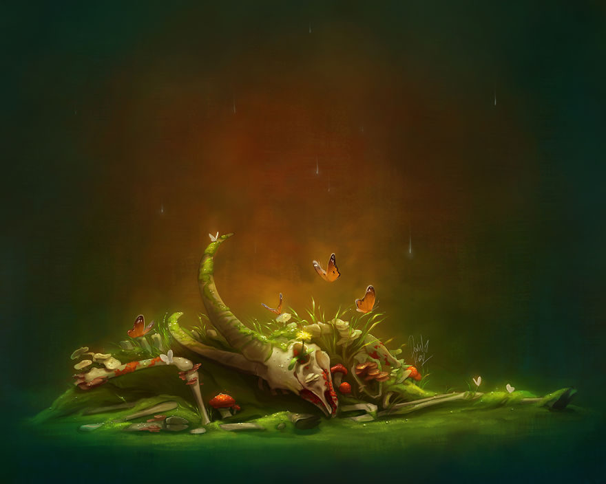 I Am A Concept Artist And Here Are 30 Of My Magical Illustrations That Helped Me To Stay Calm And Positive