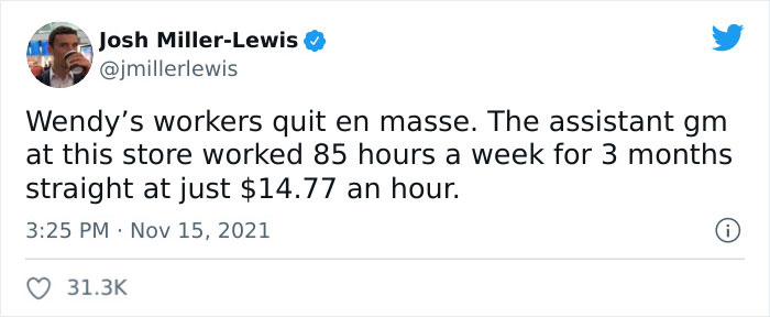 Guy Explains Why He And His Team Quit From Wendy’s, Goes Viral On Twitter Guy Explains Why He And His Team Quit From Wendy’s, Goes Viral On Twitter