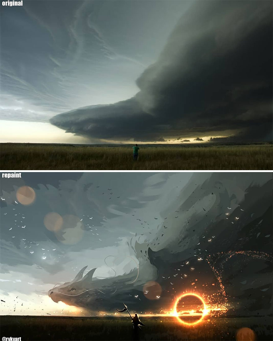 Czech Artist Draws On Top Of People’s Nature Photos, And The Result Looks Otherworldly (84 Pics) Czech Artist Draws On Top Of People’s Nature Photos, And The Result Looks Otherworldly (84 Pics)