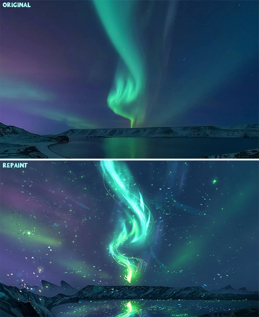 Czech Artist Draws On Top Of People’s Nature Photos, And The Result Looks Otherworldly (84 Pics) Czech Artist Draws On Top Of People’s Nature Photos, And The Result Looks Otherworldly (84 Pics)