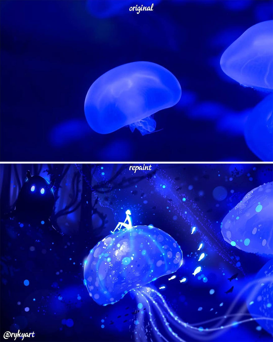 Czech Artist Draws On Top Of People’s Nature Photos, And The Result Looks Otherworldly (84 Pics) Czech Artist Draws On Top Of People’s Nature Photos, And The Result Looks Otherworldly (84 Pics)